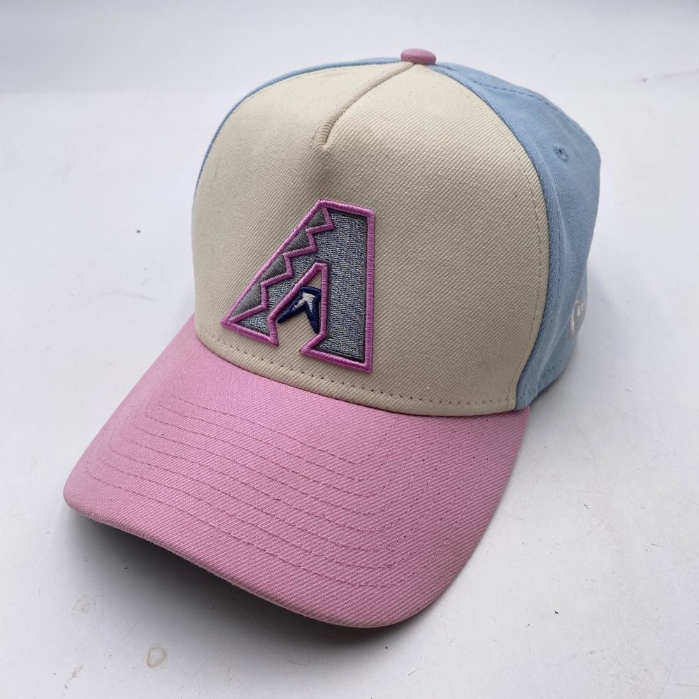 ARIZONA DIAMONDBACKS New Era 9FORTY Snapback Hat OSFM Pink Blue Cream Pastel MLB